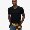 Organic Cotton Essential Logo V Neck T-Shirt