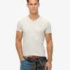Organic Cotton Essential Logo V Neck T-Shirt