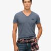 Organic Cotton Essential Logo V Neck T-Shirt