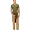 Organic Cotton Essential Logo V Neck T-Shirt