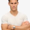Organic Cotton Essential Logo V Neck T-Shirt