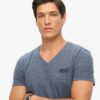 Organic Cotton Essential Logo V Neck T-Shirt