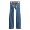 Organic Cotton Vintage Low Rise Slim Flare Jeans