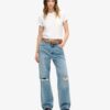 Organic Cotton Wide Leg Jeans