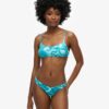 Printed Cheeky Bikini Bottoms