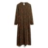 Printed Smocked Maxi Dress