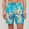 Recycled Hawaiian Print 17-Inch Swim Shorts