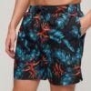 Recycled Hawaiian Print 17-Inch Swim Shorts