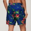 Recycled Hawaiian Print 17-Inch Swim Shorts