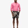 Recycled Hawaiian Print 17-Inch Swim Shorts