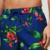 Recycled Hawaiian Print 17-Inch Swim Shorts