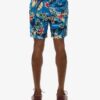 Recycled Hawaiian Print 17-Inch Swim Shorts