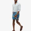 Recycled Hawaiian Print 17-Inch Swim Shorts
