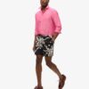 Recycled Hawaiian Print 17-Inch Swim Shorts