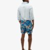 Recycled Hawaiian Print 17-Inch Swim Shorts