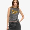 Retro Embellished Slim Vest Top