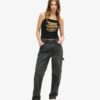 Retro Rocker Graphic Rib Cami Top