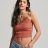 Rib Lace Trim Cami Top