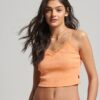 Rib Lace Trim Cami Top