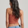 Rib Lace Trim Cami Top