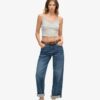 Rib Lace Trim Cami Top