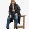 Rip-Stop Longline Puffer Coat