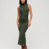 Ruched Jersey Midi Dress