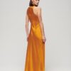 Satin Racer Midi Dress