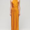 Satin Racer Midi Dress