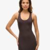 Scoop Neck Jersey Midi Dress