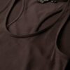 Scoop Neck Jersey Midi Dress