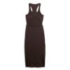 Scoop Neck Jersey Midi Dress
