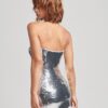Sequin Bandeau Bodycon Dress