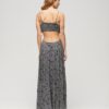 Sheered Back Maxi Dress