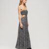 Sheered Back Maxi Dress