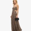 Sheered Back Maxi Dress