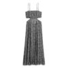 Sheered Back Maxi Dress