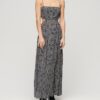 Sheered Back Maxi Dress