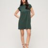 Short Sleeve A-Line Mini Dress