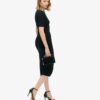 Short Sleeve Midi Jersey Dress