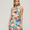 Sleeveless Printed Mini Dress