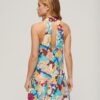 Sleeveless Printed Mini Dress