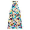 Sleeveless Printed Mini Dress