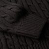 Slouchy Cable Roll Neck Jumper
