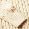 Slouchy Cable Roll Neck Jumper