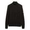 Slouchy Cable Roll Neck Jumper