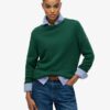 Slouchy Knitted Crew Jumper
