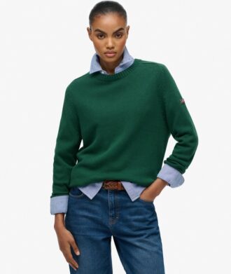 Slouchy Knitted Crew Jumper