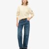 Slouchy Knitted Crew Jumper