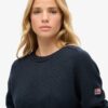 Slouchy Knitted Crew Jumper